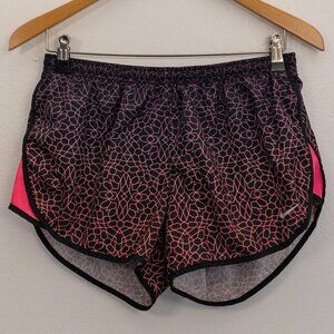 Nike Dri-Fit Women’s Running Shorts M | Pink Purple Geometric Lightweight Active